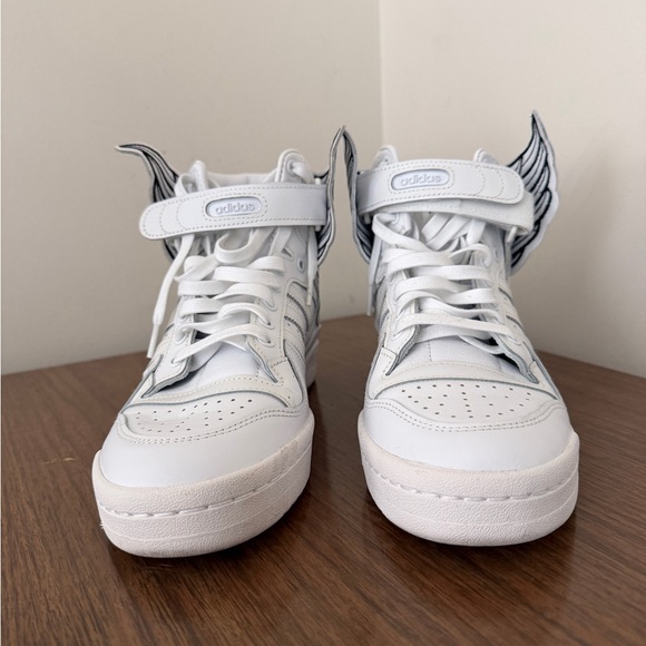 Adidas Jeremy Scott Wings 4.0 White High-Tops with Wings size 9 Mens - Picture 2 of 8
